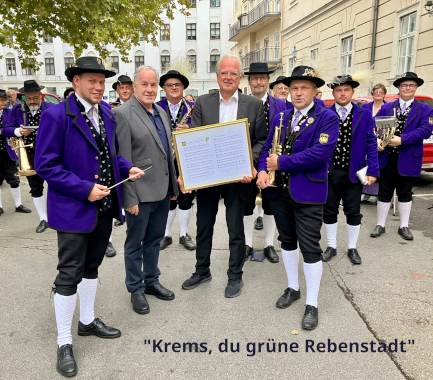 Stadtkapelle Krems präsentiert Bürgermeistermarsch